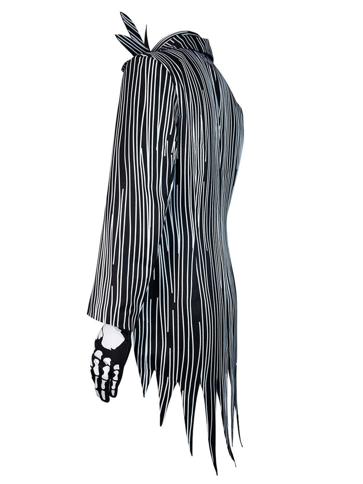 Black 1940s Jack Skellington Costume Suit - vintage fashion, retro style, classic black