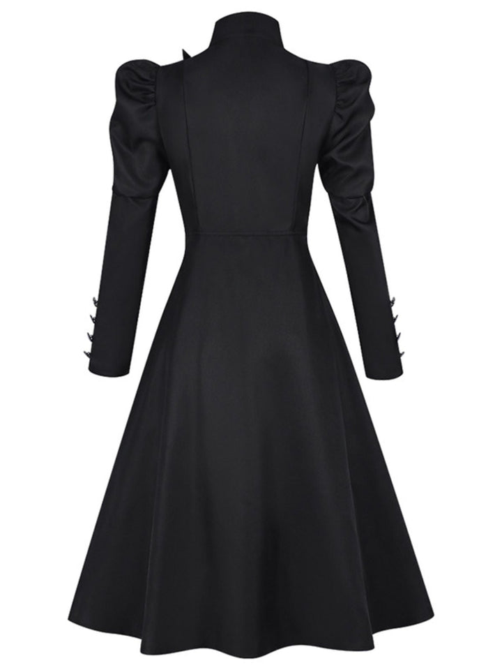 Black 1940s Wicked-Inspired Floral Witch Dress: where 1940s romance meets her modern spirit