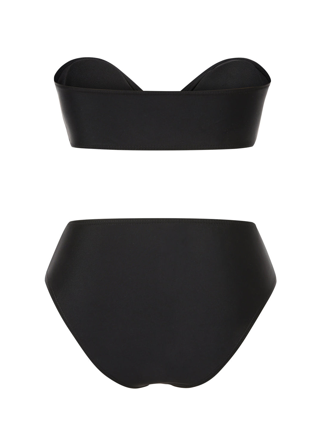 Black 1950s Bandeau Starfish Bikini Set, vintage swimsuit, pin-up swimwear - perfect for women who love vintage and retro fashion