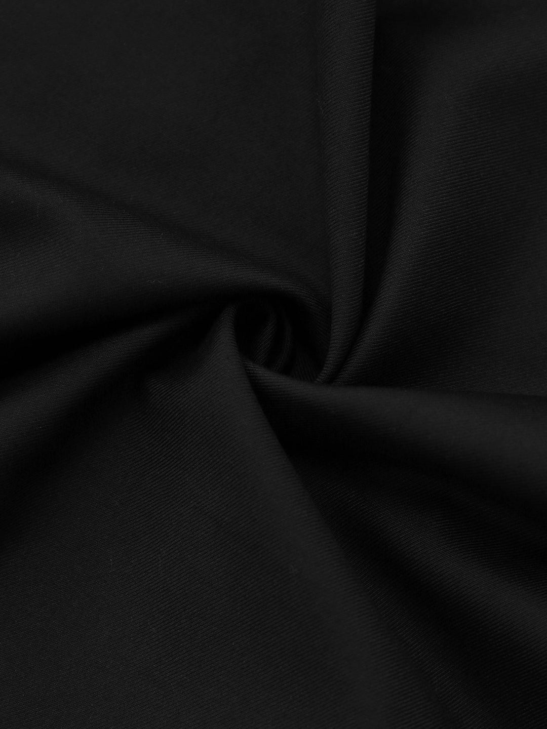 Black 1950s Bow Decor Solid Skirt - vintage skirt, retro style, classic black