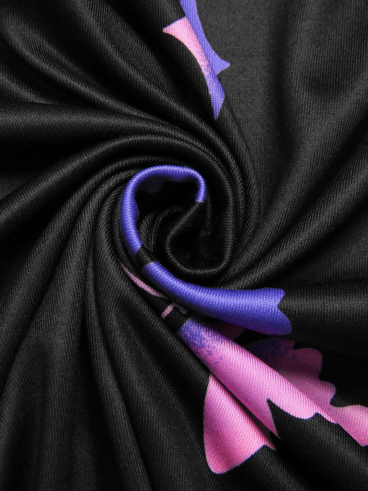 Black Butterfly Suspender Sleepwear, vintage fashion, retro style - perfect for women who love vintage and retro fashion
