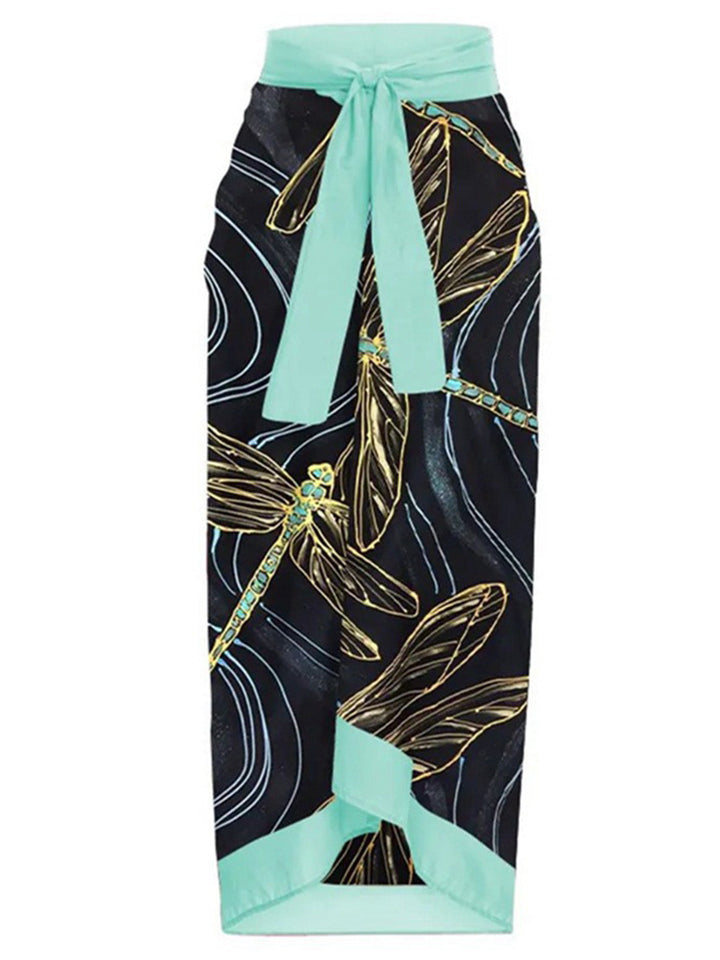 Black 1950s Dragonfly Lace-up Swimsuit &amp; Cover-up: timeless style reimagined