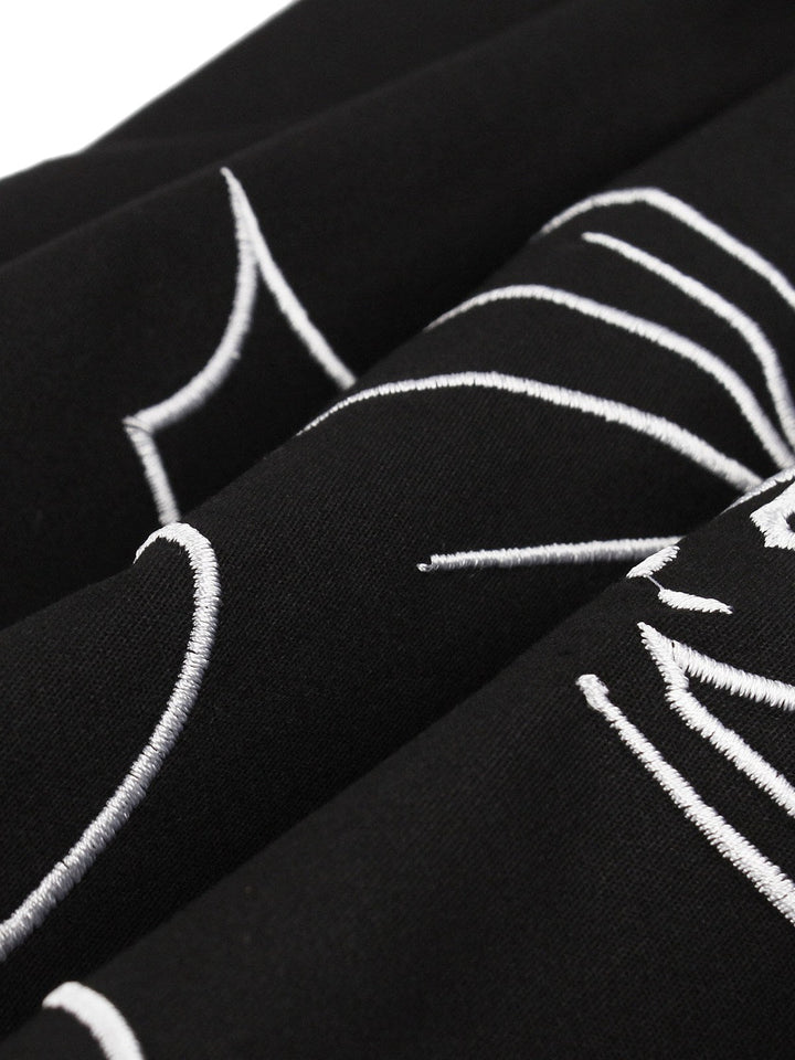 Black 1950s Halloween Bat Lace-Up Dress, vintage dress, retro fashion, rockabilly, pin-up fashion - perfect for women who love vintage and retro fashion