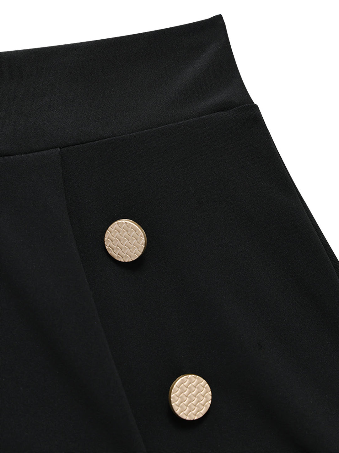 [Pre-Sale] Black 1950s Ruffle Shorts 10