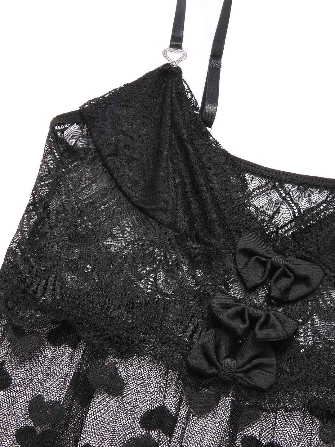 Lace Hearts Mesh Nightgown | | vintage dress, retro fashion