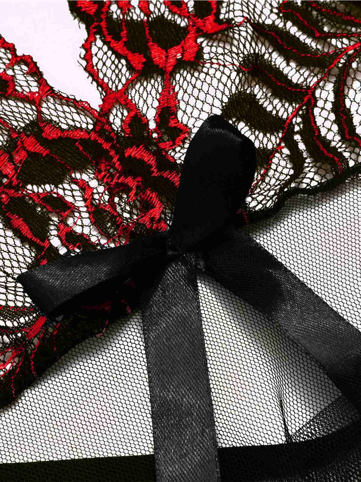LaceUp Halter Embroide Sheer | | vintage dress, retro fashion