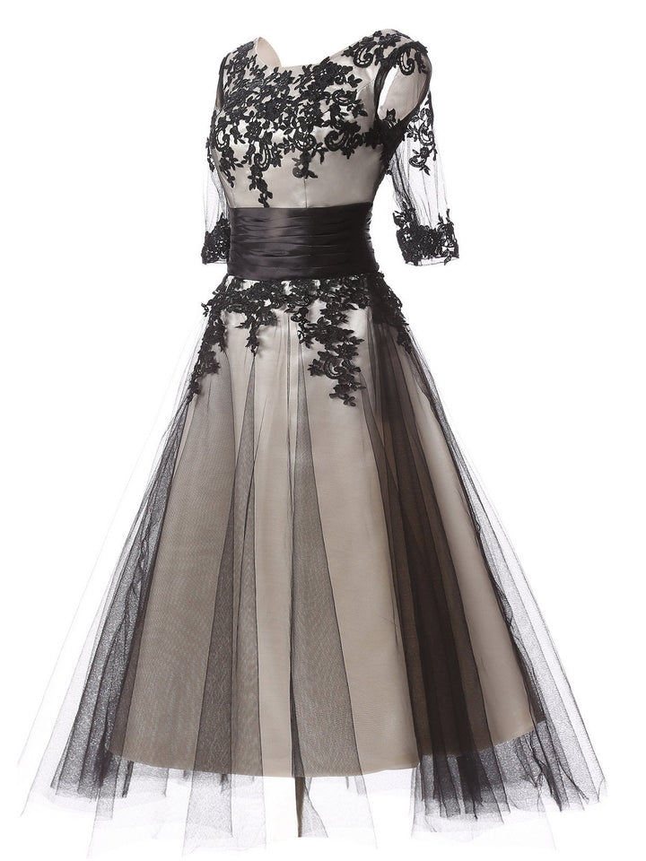 Black 1950s Mesh Swing Dress — vintage elegance for the modern woman
