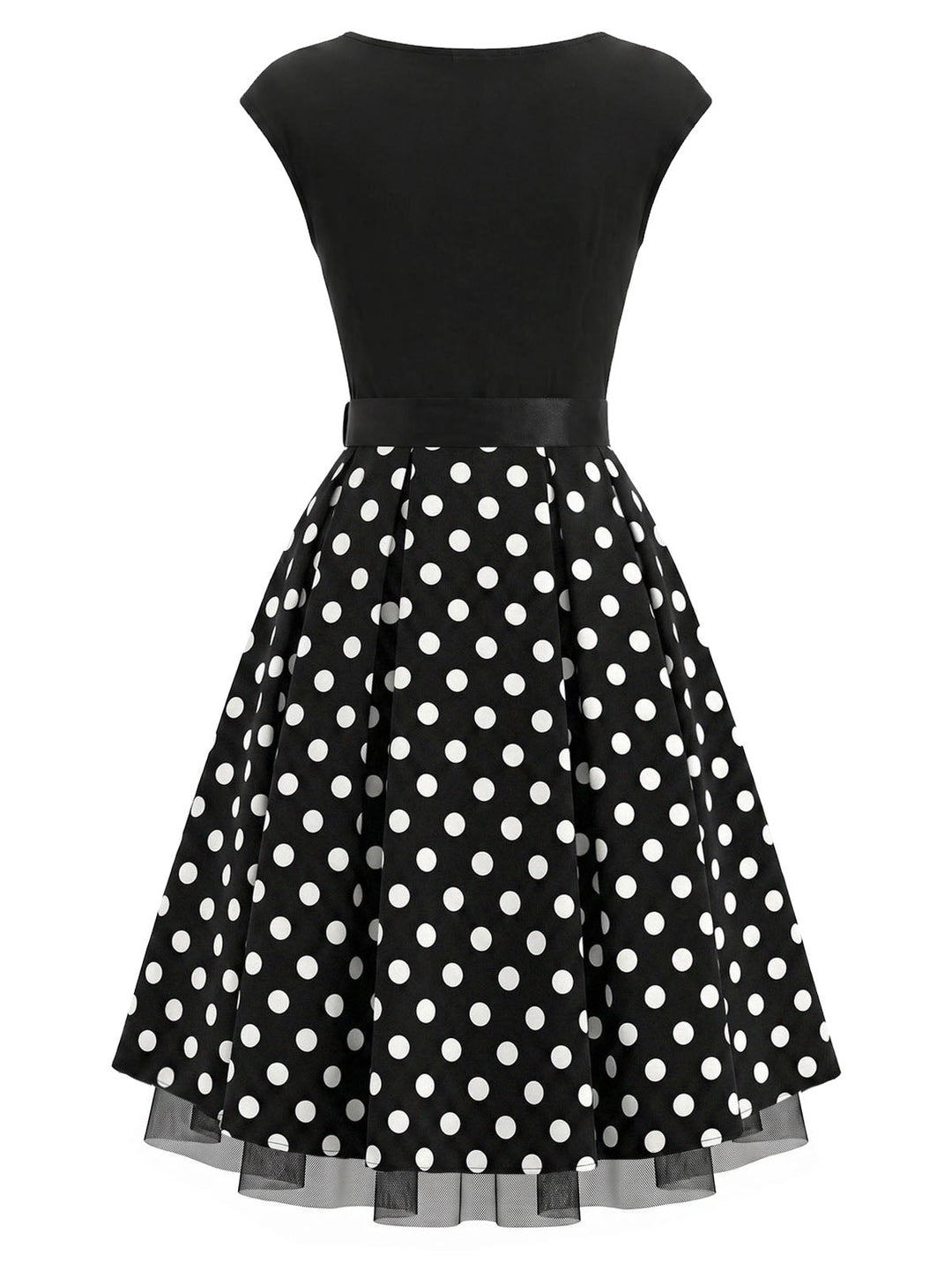 [Pre-Sale] Black 1950s Mesh Vintage Classic Dress 5