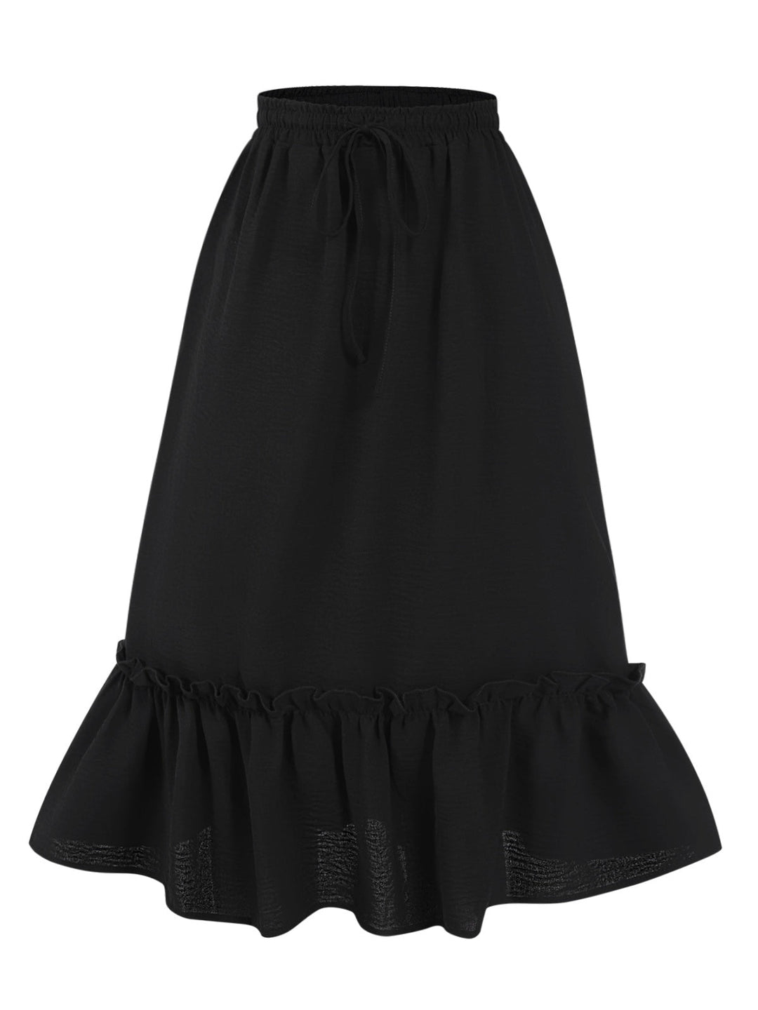 Black 1950s Solid Pleated Pockets Skirt, vintage skirt, retro style - perfect for women who love vintage and retro fashion