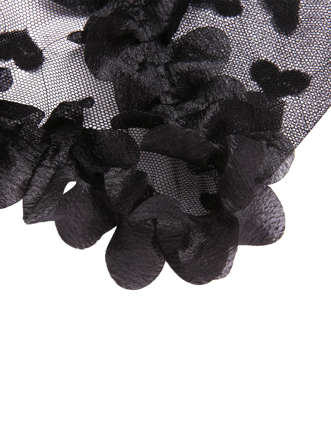 Black Spaghetti Strap Heart Lace Nightgown — the kind of dress that makes strangers smile