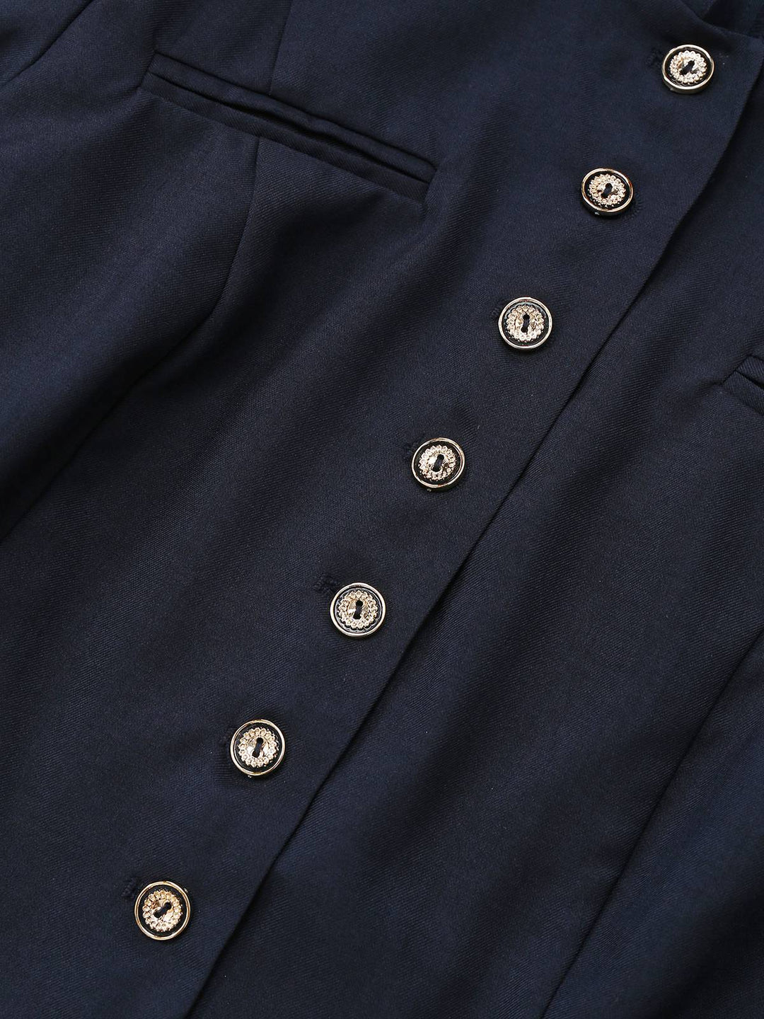 Black 1950s Stand Collar Long Sleeve Jacket - vintage fashion, retro style, classic black