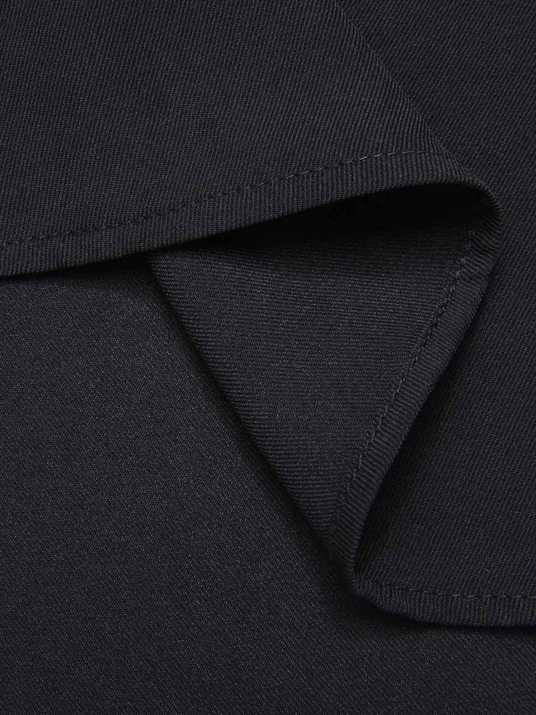 Black 1950s Stripe Lapel Halter Patchwork Dress: timeless style reimagined