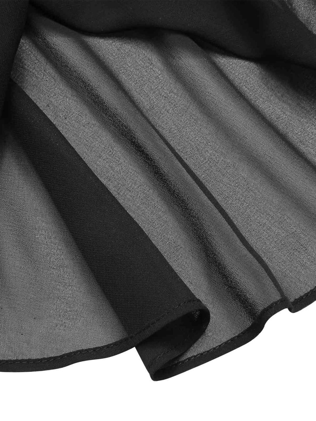 Black 1950s V-Neck Pearl Buttons Dress, vintage dress, retro fashion, rockabilly, pin-up fashion - perfect for women who love vintage and retro fashion
