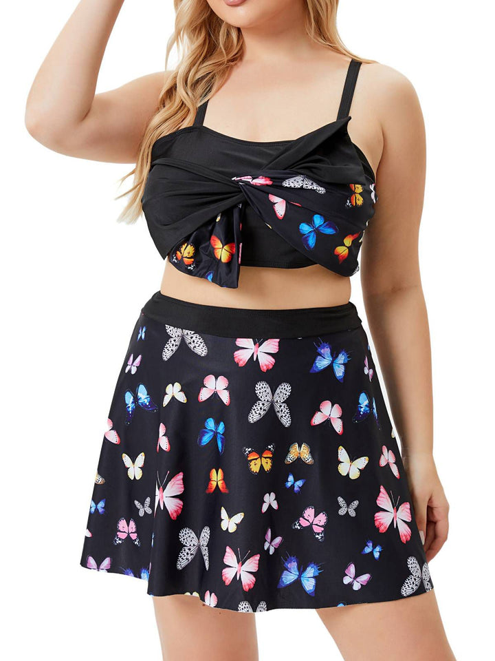 Black 1950s Vintage Butterfly Strap Swimsuit: timeless style reimagined