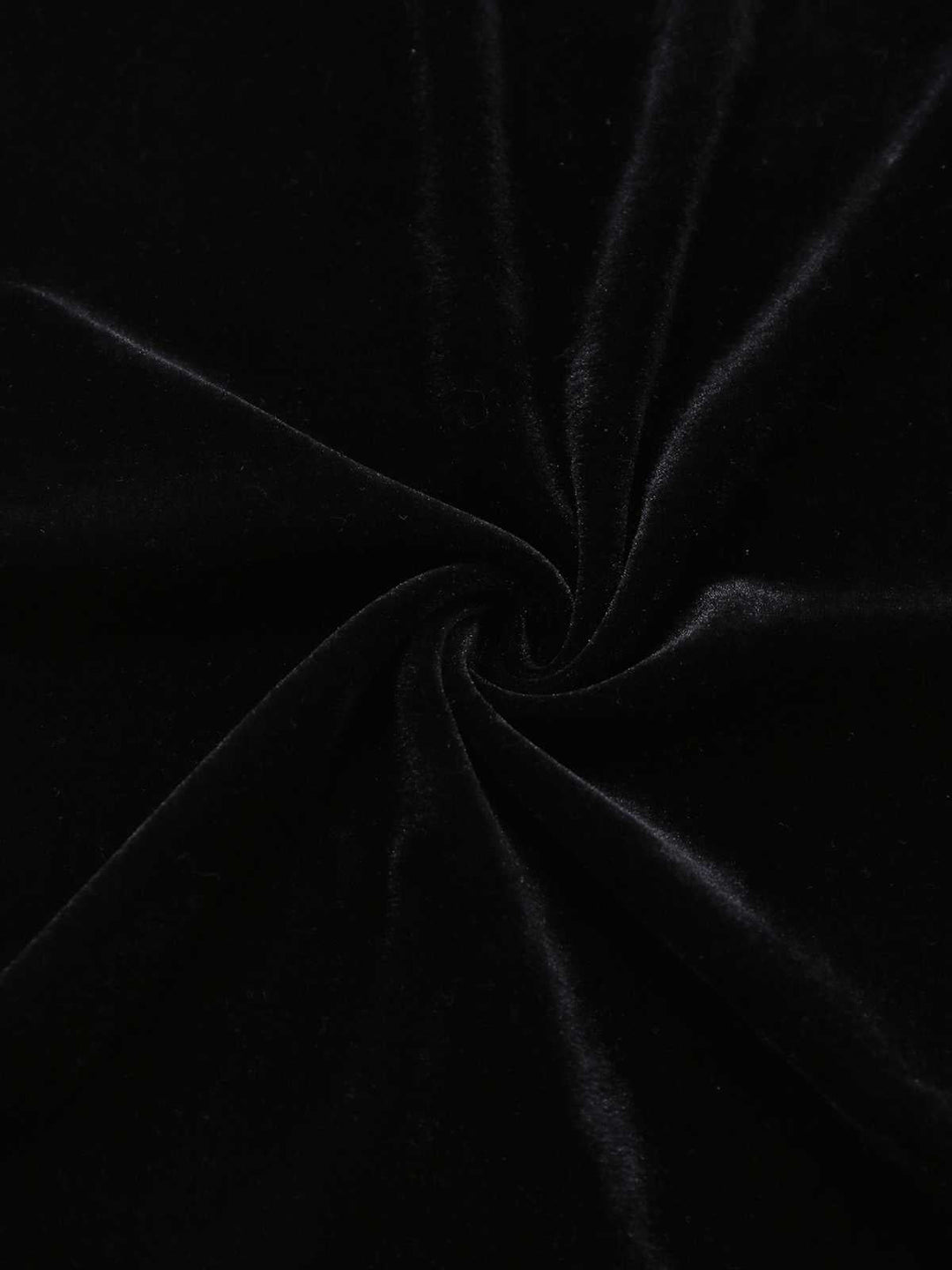 Black 1960s Bat Neckline Velvet Slit Dress - vintage dress, retro fashion, classic black