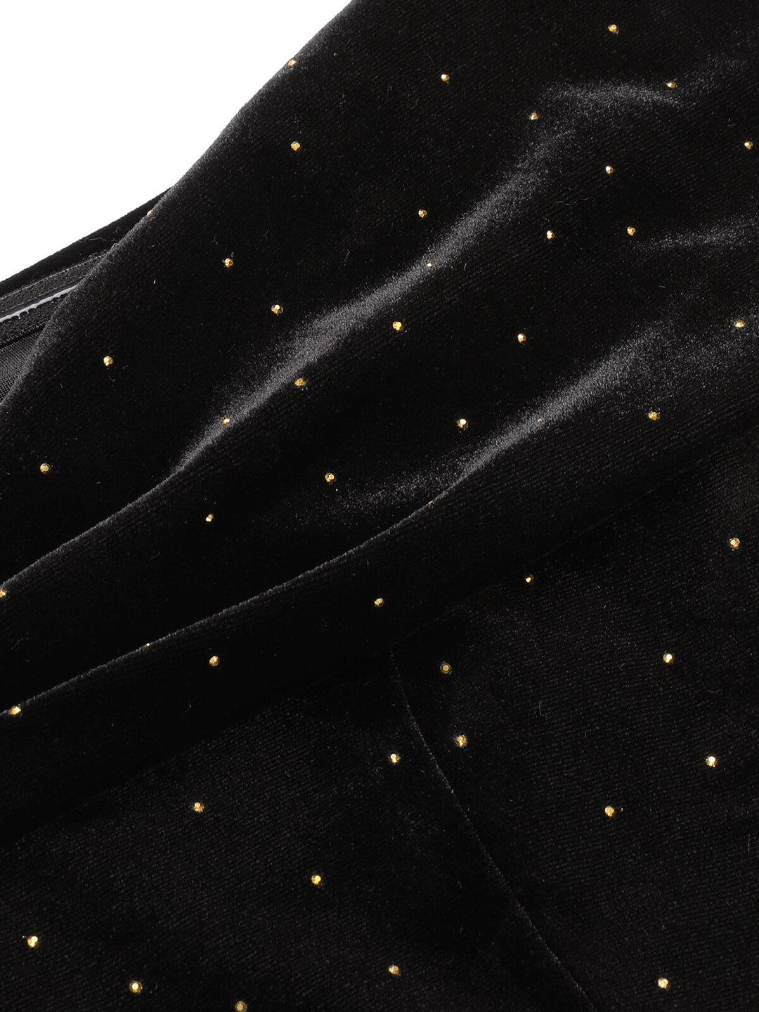 Black 1960s Off-Shoulder Rhinestones Velvet Dress, vintage dress, retro fashion - perfect for women who love vintage and retro fashion