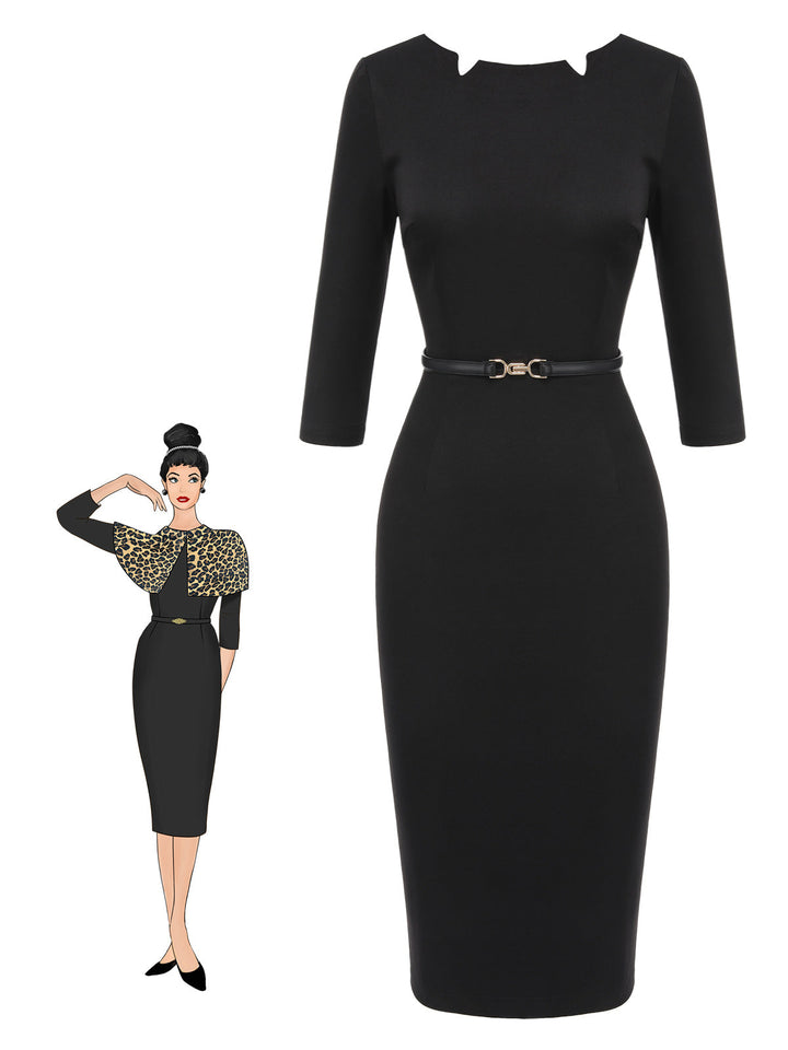 1960s Solid Boat Neck Wrap | 1960s | vintage dress, retro fashion