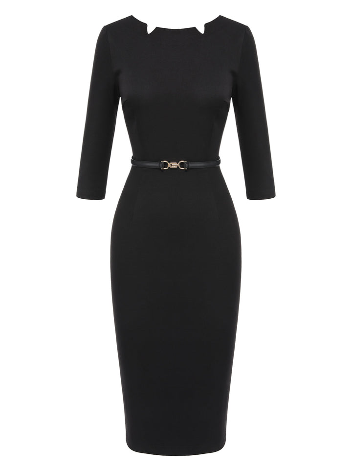 1960s Solid Boat Neck Wrap | 1960s | vintage dress, retro fashion