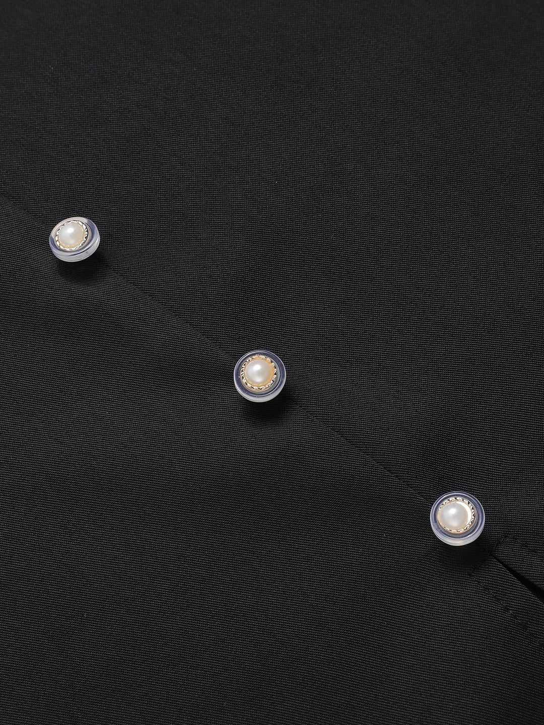 Black 1960s Solid Pearl Buttons Suspender Dress, vintage dress, retro fashion - perfect for women who love vintage and retro fashion