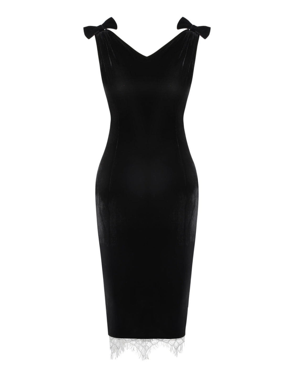 1960s Solid Velvet Bow Dress | 1960s | vintage dress, retro fashion