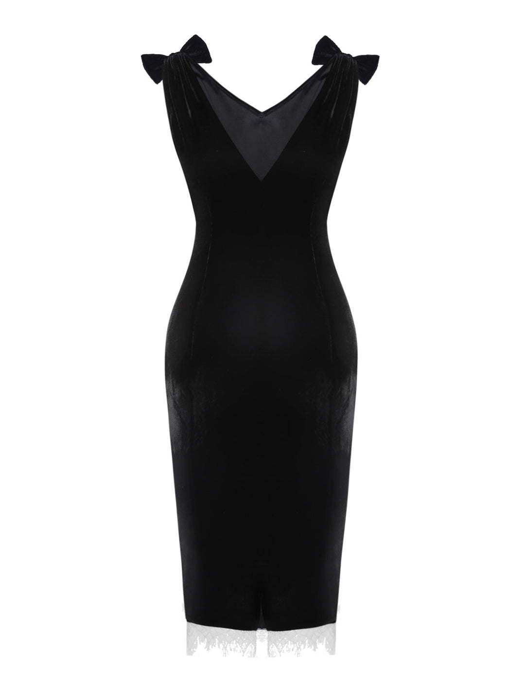 1960s Solid Velvet Bow Dress | 1960s | vintage dress, retro fashion