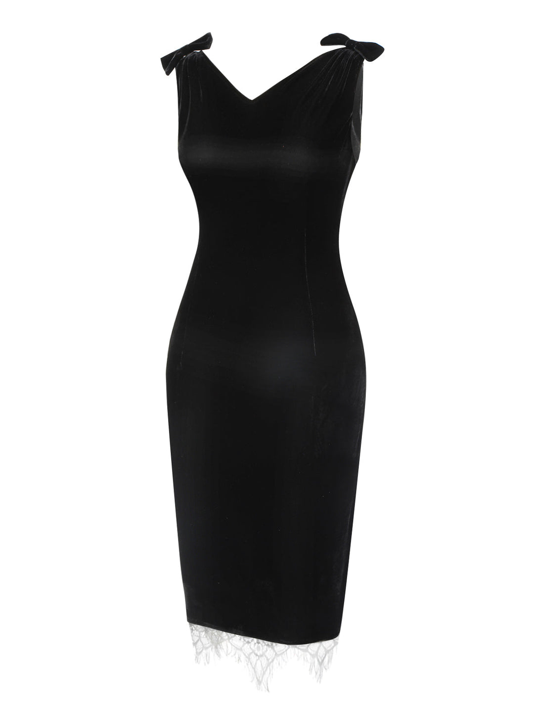 1960s Solid Velvet Bow Dress | 1960s | vintage dress, retro fashion