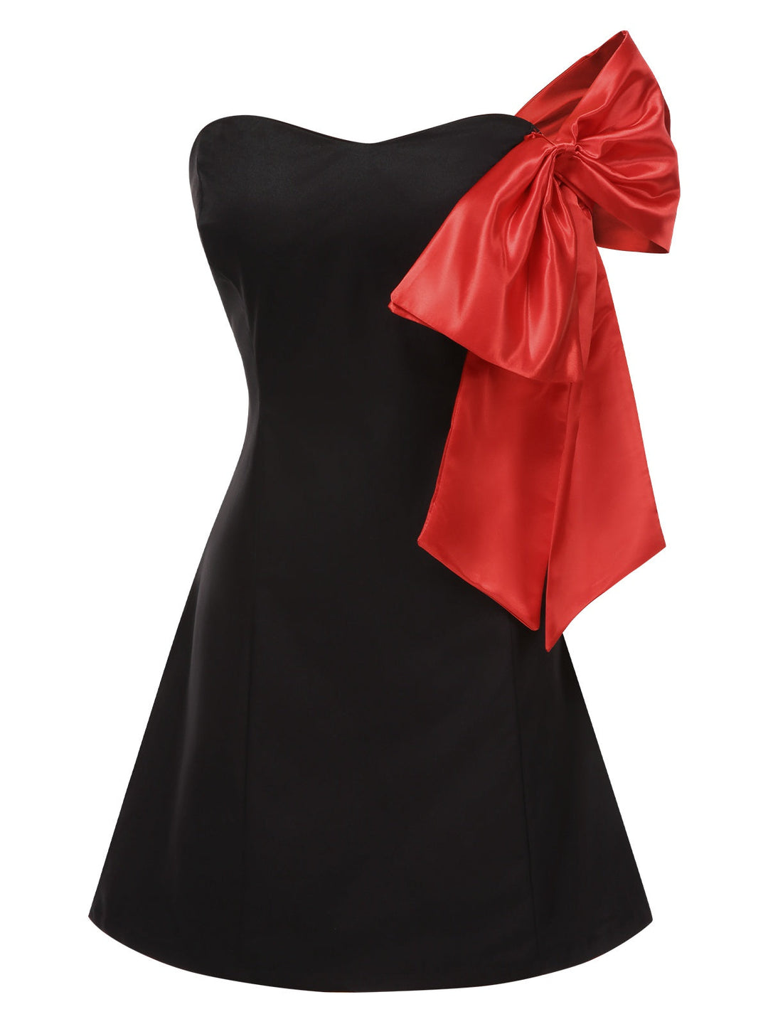 1960s Strapless Bow ALine Dress | 1960s | vintage dress, retro fashion