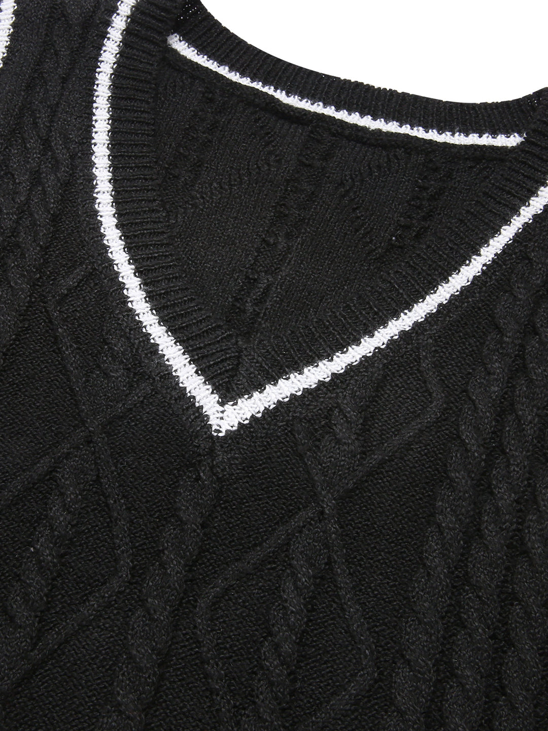 Black 1960s V-Neck Knitted Sleeveless Dress, vintage dress, retro fashion - perfect for women who love vintage and retro fashion
