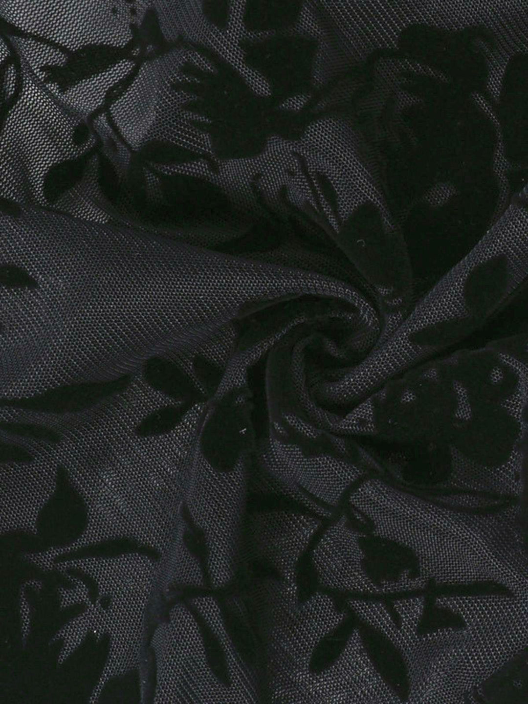 Black 1960s Water-soluble Lace Trim Sheer Blouse - vintage fashion, retro style, classic black
