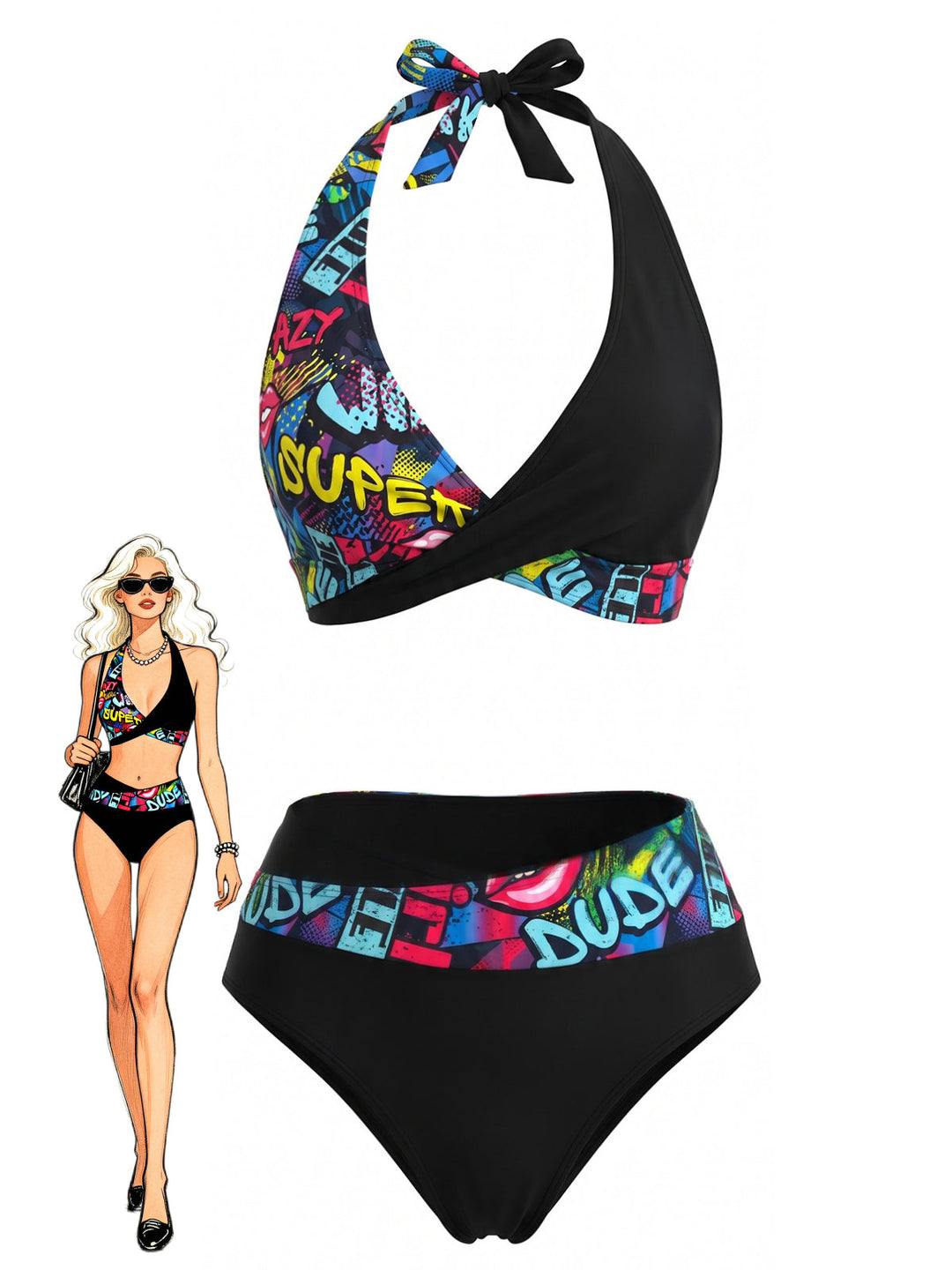 Black Tankini