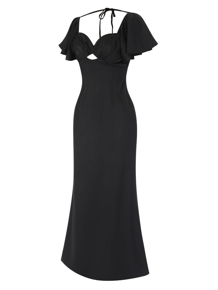 1970s Hollow Sweetheart Neck Dress | 1970s | vintage dress, retro fashion