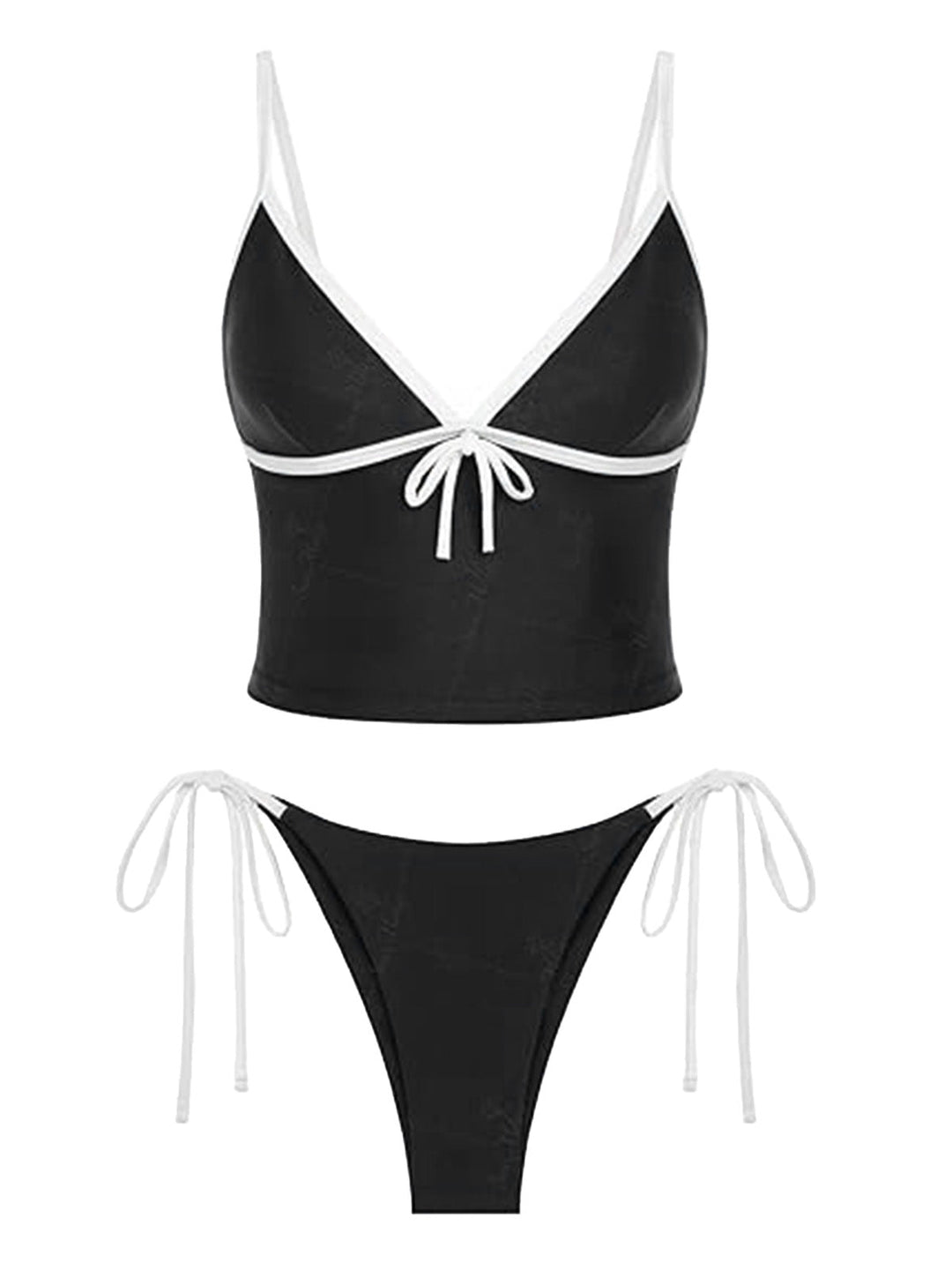 Black Bow Bikini Set 2