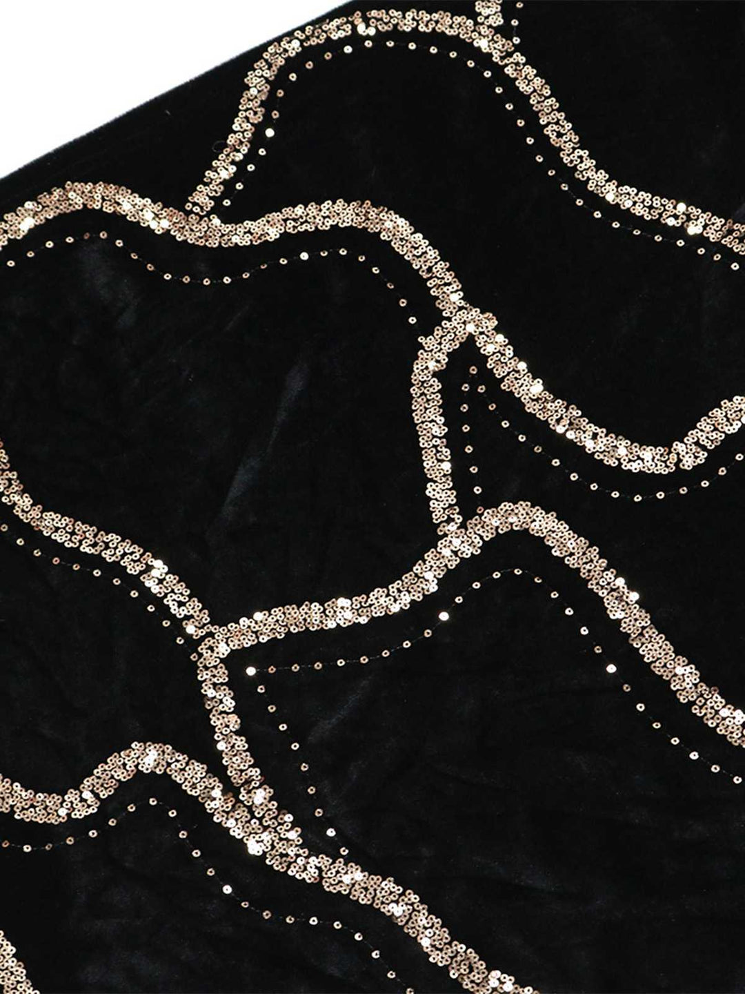 Black 1980s Strapless Sequin Bodycon Dress - vintage dress, retro fashion, classic black