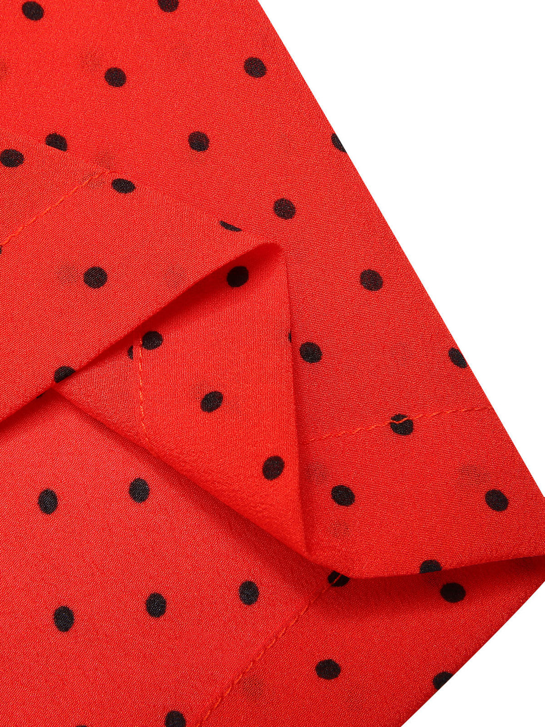 Black &amp; Red 1930s Polka Dot Patchwork Jumpsuit, vintage romper, retro jumpsuit - perfect for women who love vintage and retro fashion