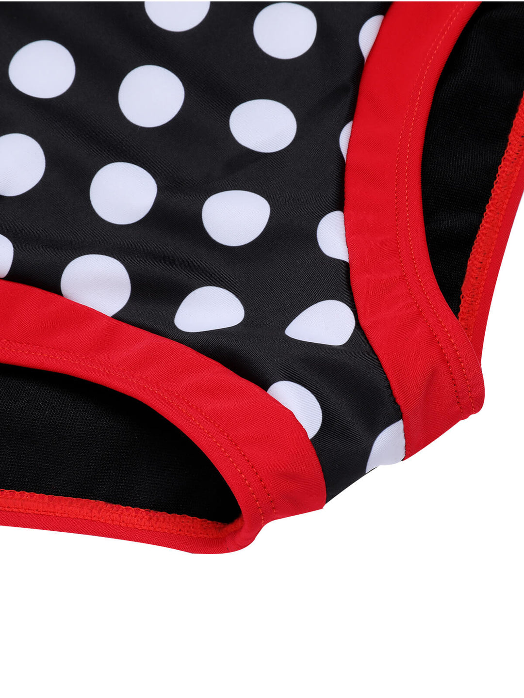 Black &amp; Red Dots Halter Swimsuit, vintage swimsuit, swimwear - perfect for women who love vintage and retro fashion