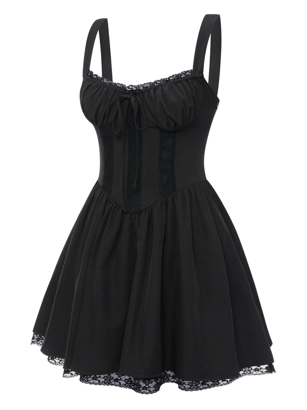 Solid Sleeveless Lace Mini Dress | vintage dress, retro fashion
