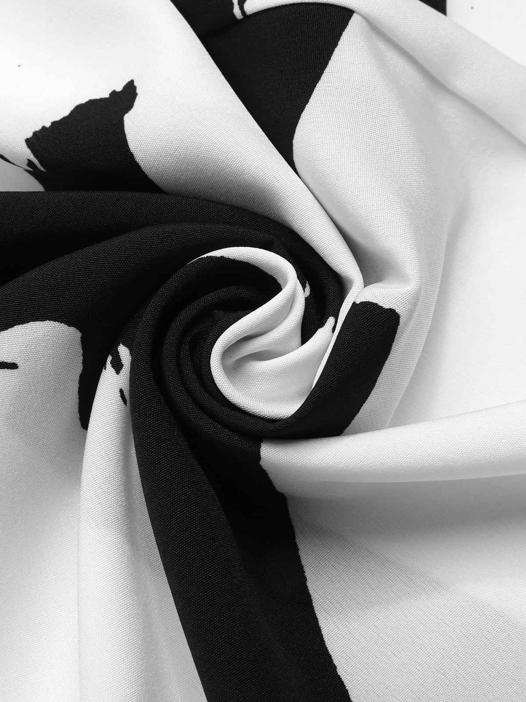 Black &amp; White 1940s V-Neck Bohemian Jumpsuit, vintage romper, retro jumpsuit - perfect for women who love vintage and retro fashion