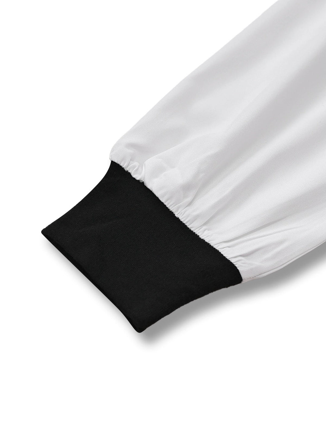 Black &amp; White 1960s Colorblock Pleated Lapel Dress - vintage dress, retro fashion, classic black