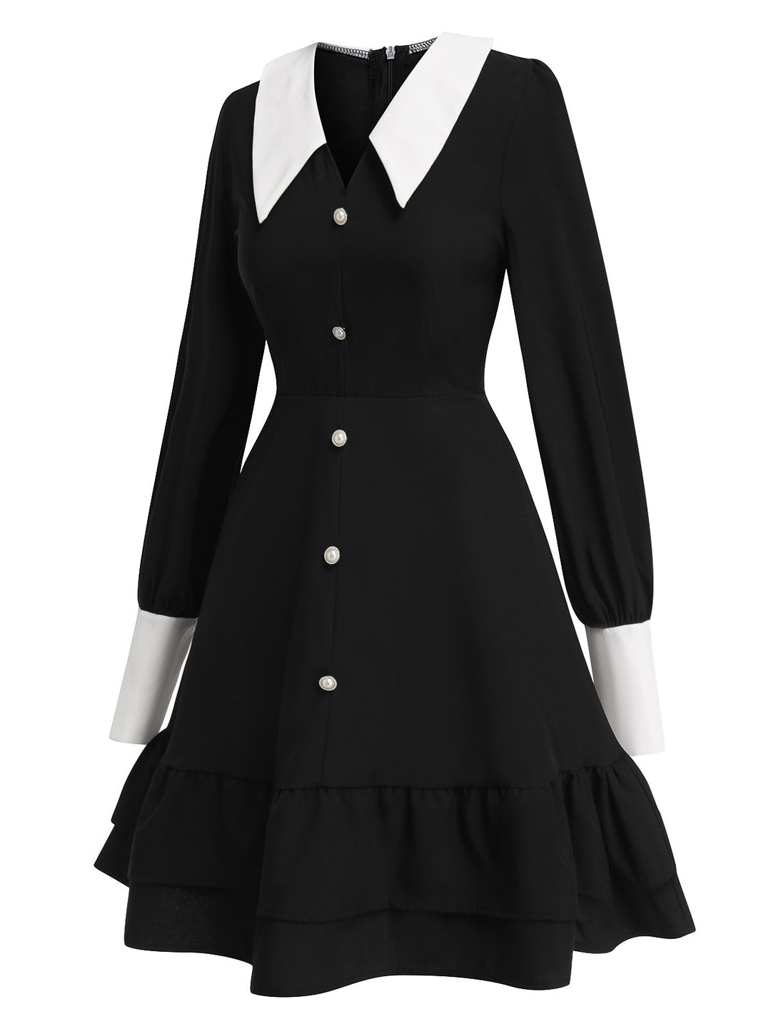 1960s Doll Collar Skater Dress | 1960s | vintage dress, retro fashion