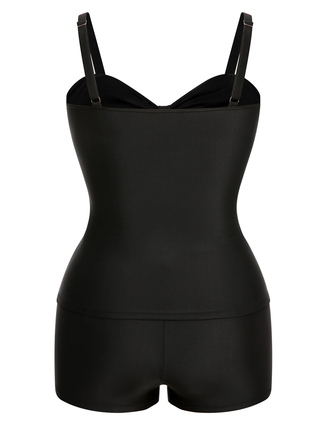 Black &amp; White 1960s Geometric Lace-Up Swimsuit: 1960s Riviera elegance, reimagined for her