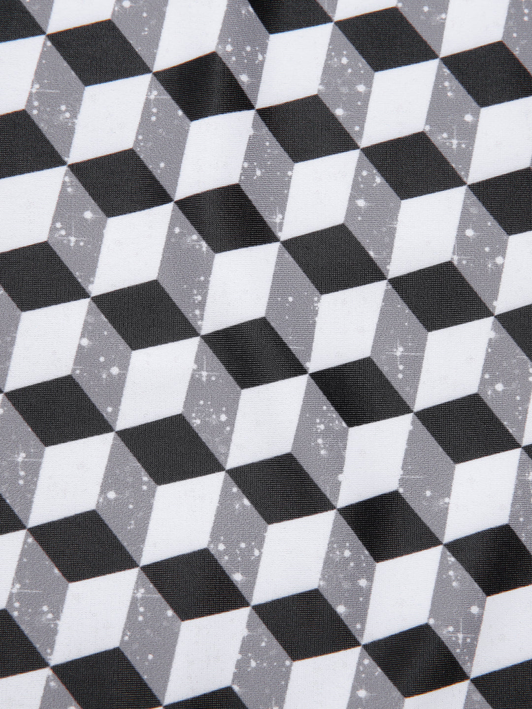 Black &amp; White 1960s Geometric Lace-Up Swimsuit — because 1960s glamour never goes out of style