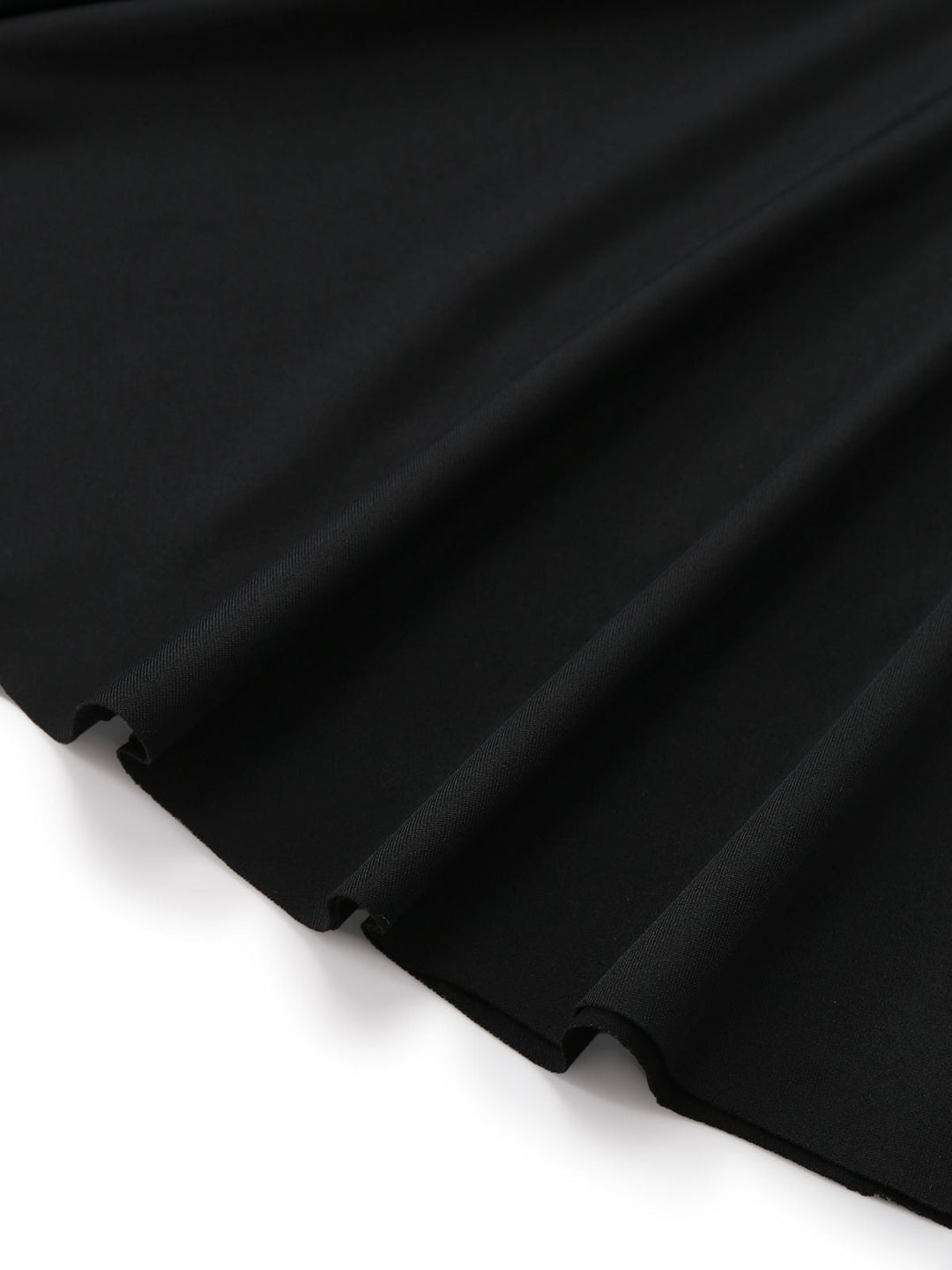 Black &amp; White 1960s Ruffled Peplum Dress - vintage dress, retro fashion, classic black