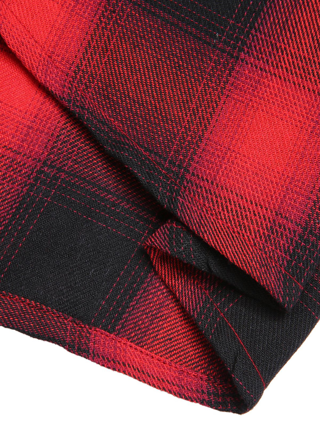 Black&amp;Red 1950s Gingham Plaid Button Lapel Dress, vintage dress, retro fashion, rockabilly, pin-up fashion - perfect for women who love vintage and retro fashion