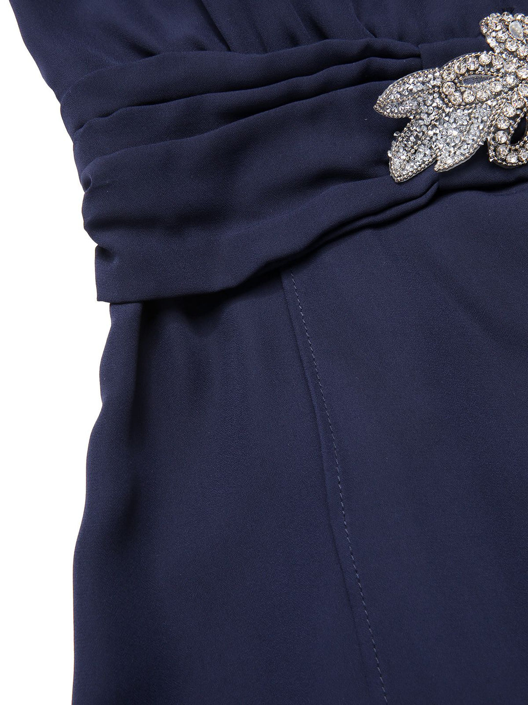 Blue 1920s Lace Patchwork Rhinestone Dress - vintage dress, retro fashion, Gatsby party