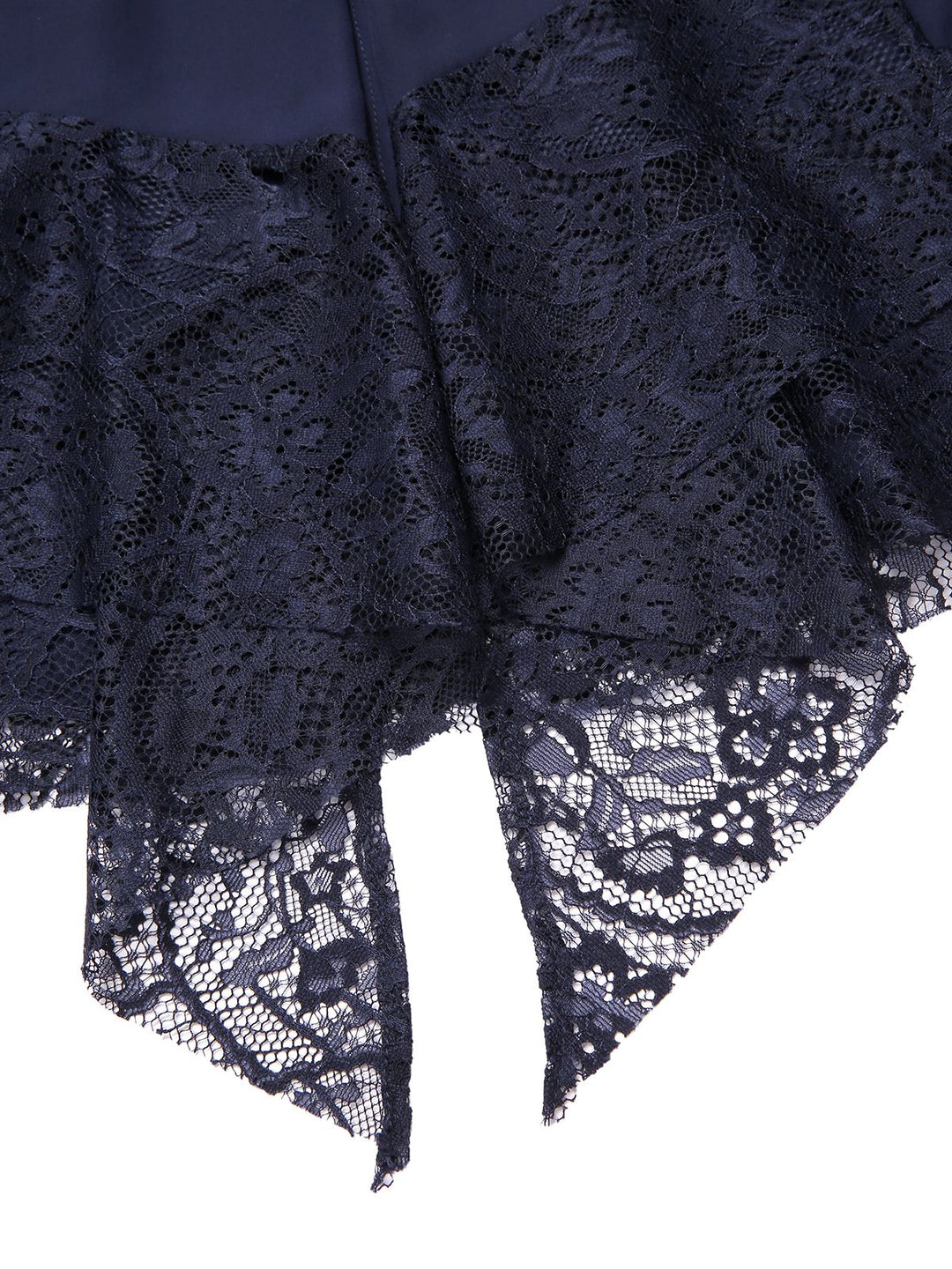 Blue 1920s Lace Patchwork Rhinestone Dress - vintage dress, retro fashion, Gatsby party