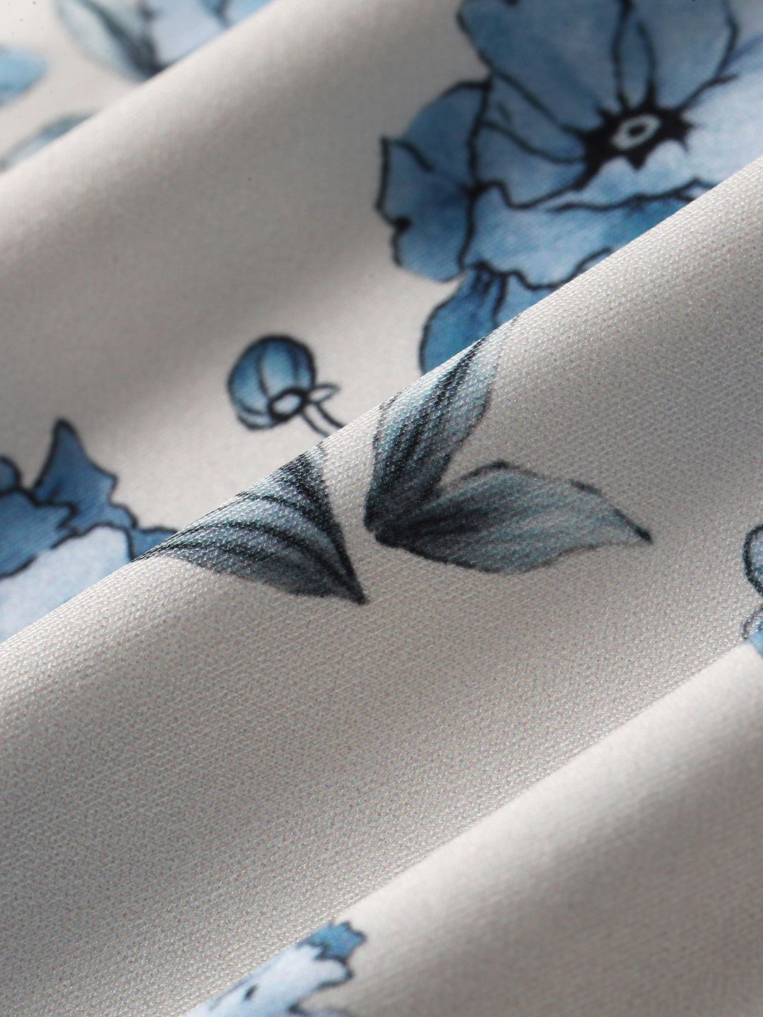 Blue 1930s Floral Spaghetti Strap Maxi Dress - vintage dress, retro fashion