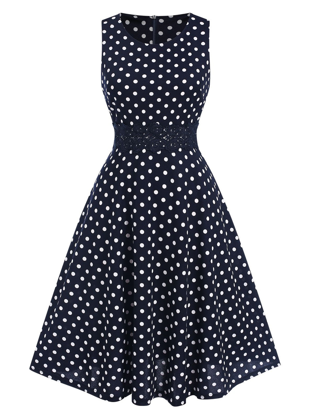 1940s Lace Patchwork Polka Dots | 1940s | vintage dress, retro fashion