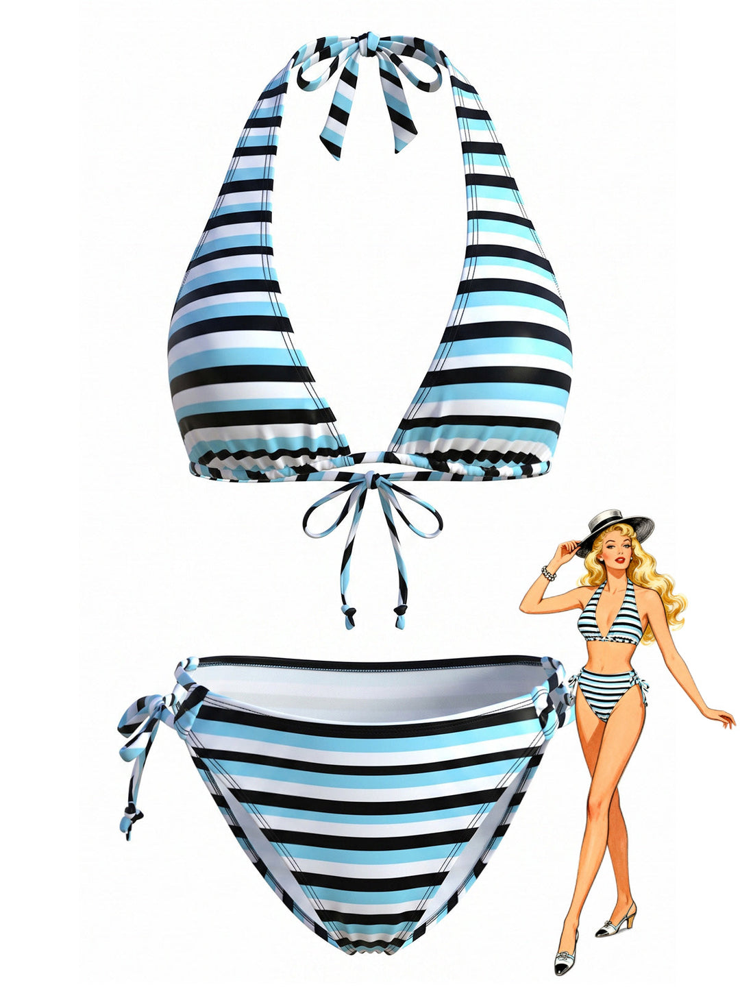 Blue Tankini