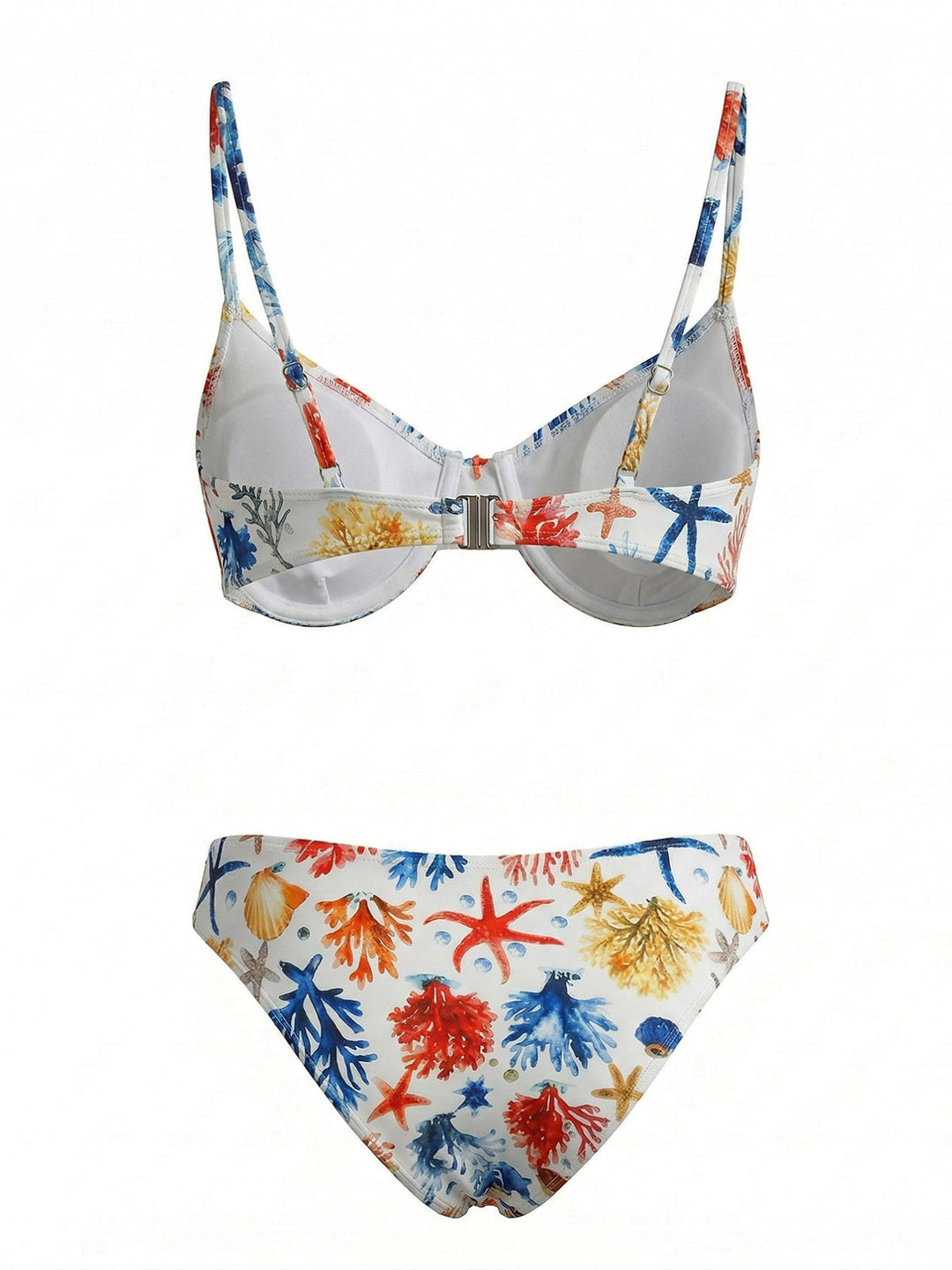 Blue Print Two Piece Bikini Set 4