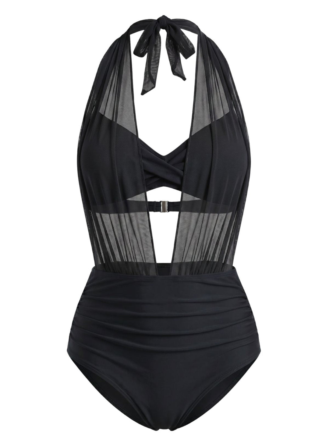 Blue High Waist Beach Bikini Set, vintage swimsuit, swimwear - perfect for women who love vintage and retro fashion
